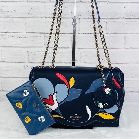 kate spade Handbags - 3PCS Kate Spade Emelyn Floral Shoulder Bag Set